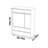 Modern simple storage shoe cabinet