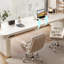 Bureau debout blanc rectangulaire en bois massif-674621831