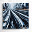 Art moderne sur toile gris-154387878