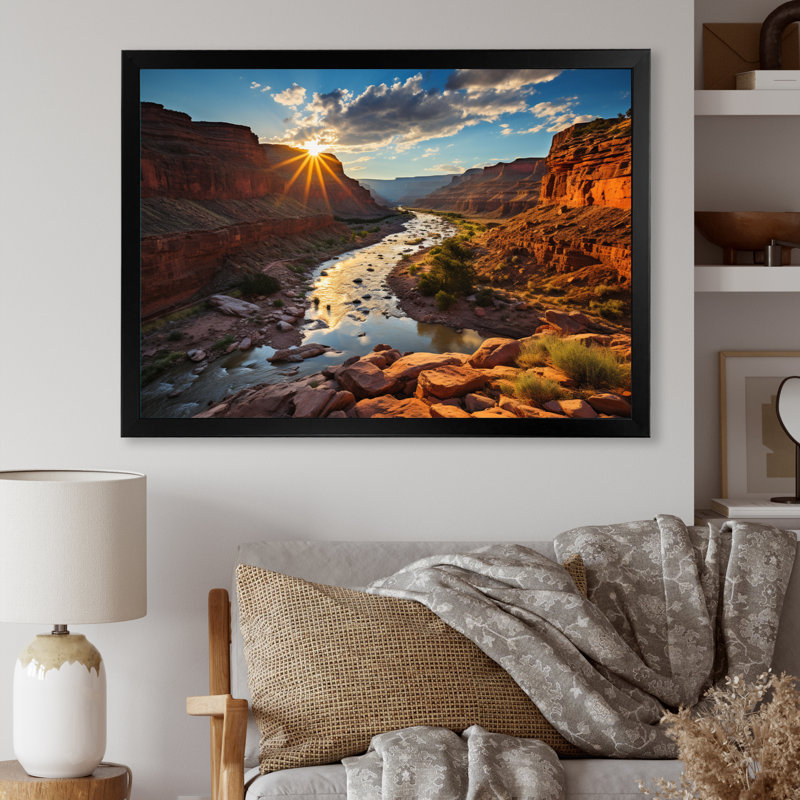 Canyon Rhapsody I - impression, Cadre photo noir, H 24 po x l 32 po x P 1 po