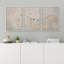 «Flock of Swans Flying In The Sky», ensemble de 3 reproductions d'art sur toile encadrées-109881530-109881528