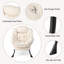 Fauteuil capitonné avec repose-pieds de 31,5 po de largeur Mumtas-2117885298