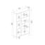 Bookcase with Storage Buzbee-856089323
