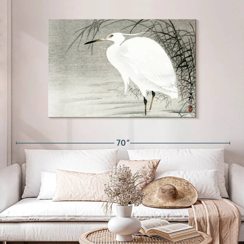 Petite aigrette, H 32 po x l 48 po