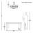 6 - Light Steel Dimmable Chandelier