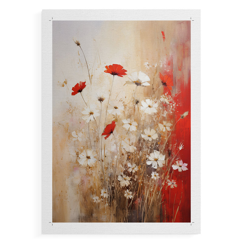 Série FLORAL CCXCIX - Impression sur toile seulement - NON CADRE, H 48 po x l 32 po