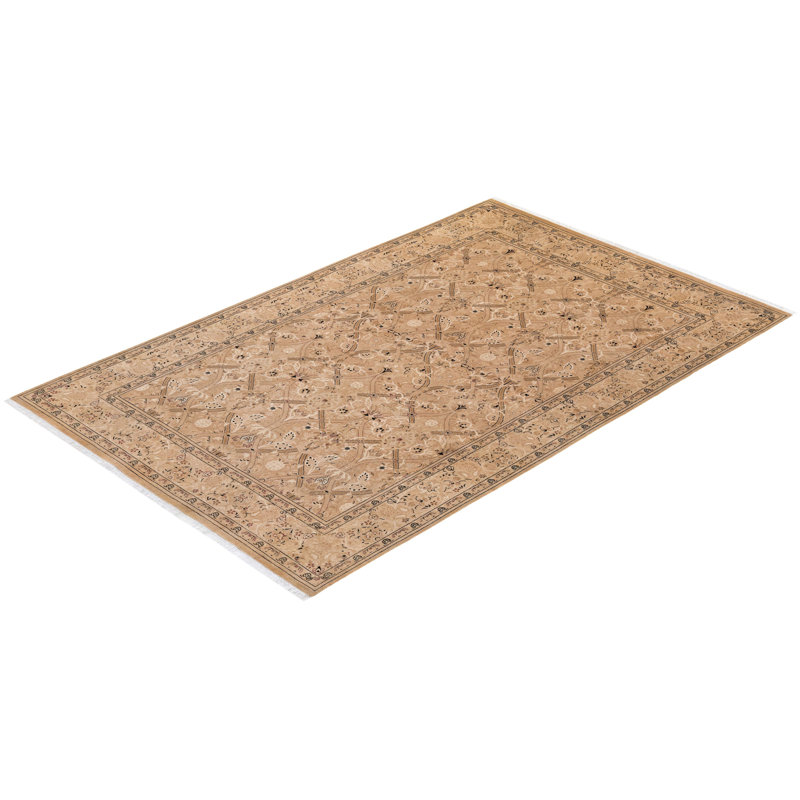 Classic One-of-a-Kind 6'3" X 9'2" Hand Knotted Area Rug
