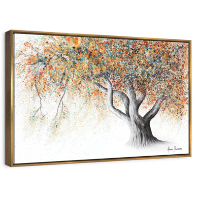 Arbre d'automne rouillé