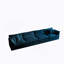Canapé modulaire en tissu chenille 4 places Free Combination