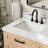 Ariel Monroe 67 Inch Double Rectangular Sink Bathroom Vanity With Italian Carrara Marble Countertop-105988721