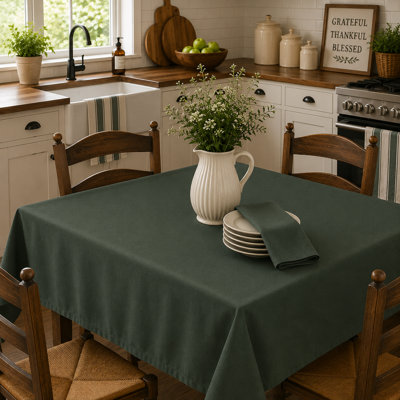 52"x72" Rect. Moss Green Tablecloth