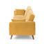 Oslo Gold Velvet 3 Seater Sofa Bed