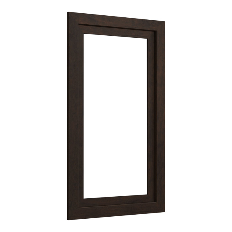 Poplin® Marabou® Medicine Cabinet Surround, 15" Wide, Claret Suede