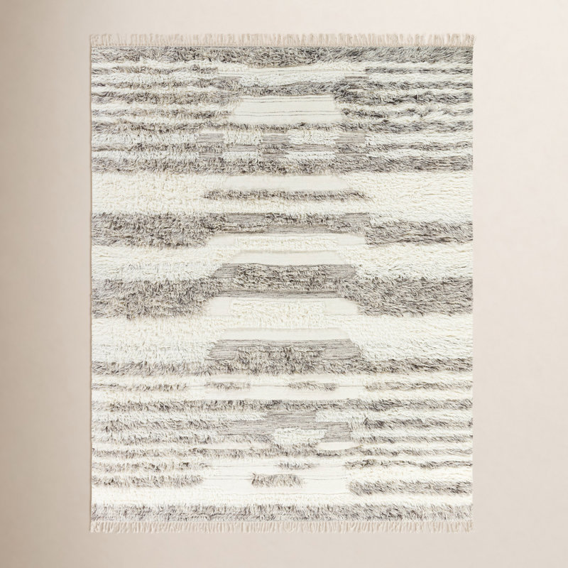 Rafe Handmade Wool Rug, Rectangle 9' x 12'