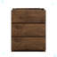 Armoire de plancher sans lavabo avec trois tiroirs pour salle de bain Rosalyn