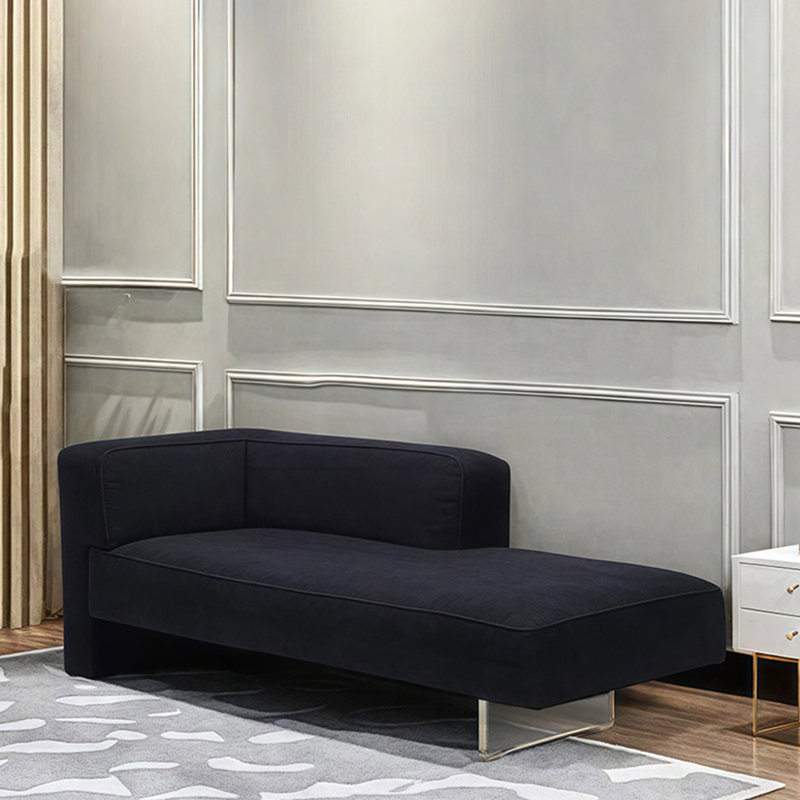 Chaise longue moderne, simple, confortable et décontractée, Orienté à gauche (vu de face)