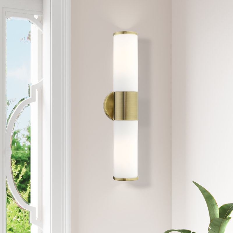 Collingwood 2 - Light Dimmable Vanity Light, Antique Brass