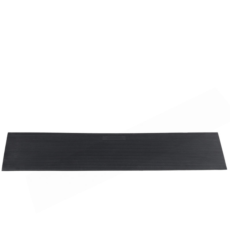 Rampe de seuil réglable de 1,2 po pour robot de balayage, rampe de fauteuil roulant en caoutchouc naturel d'une largeur de 35,4 po, rampe en caoutchouc solide antidérapante avec ruban adhésif double face pour les portes, les entrées, la salle de bain, le carrelage lisse