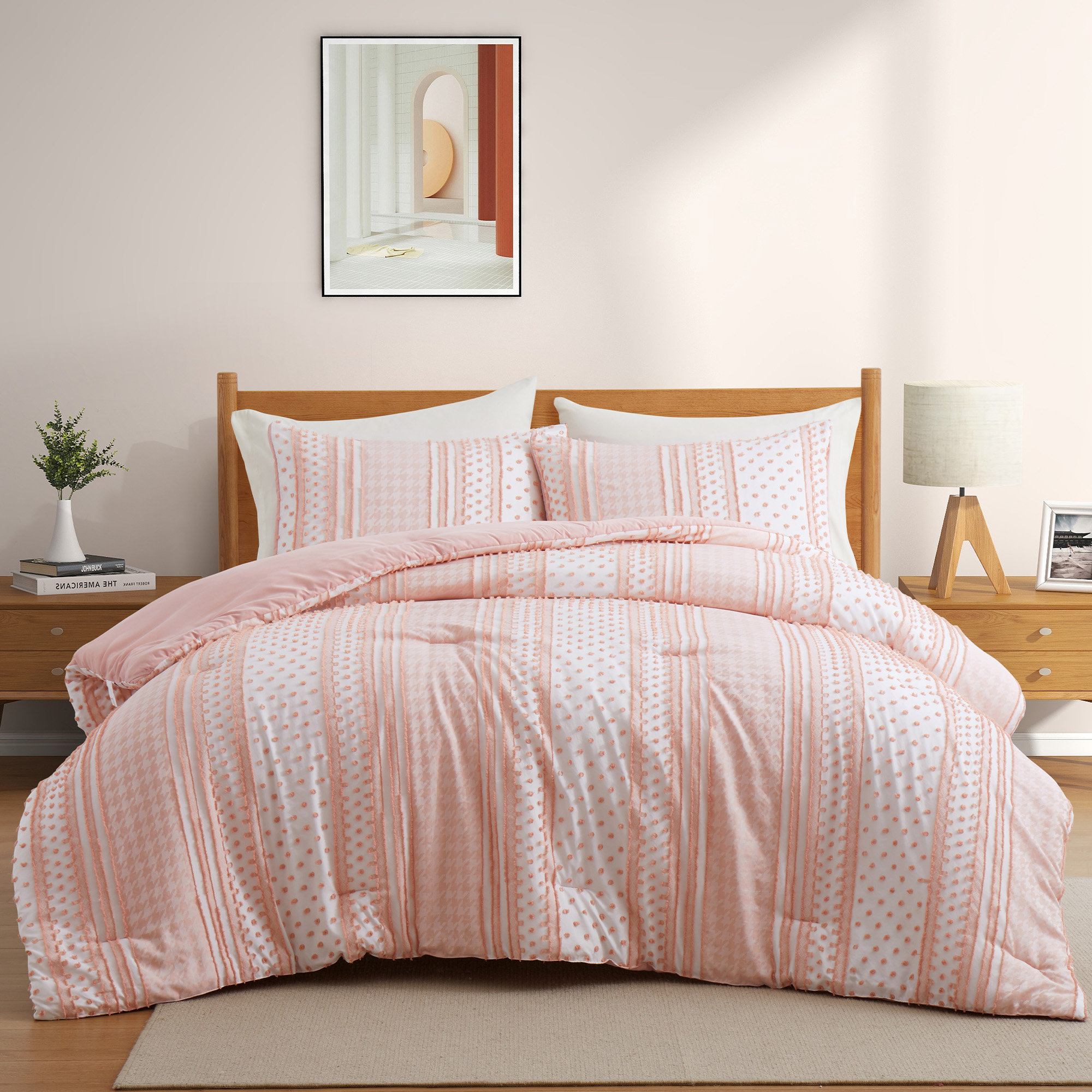 PURE COMFORT MICROFIBER COMFORTER SET, Furniture & Home Living, Bedding &  Towels on Carousell