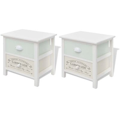 Brannan 38cm W Wood Bedside Table