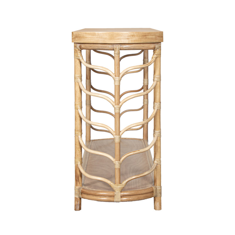 60 in. Solid Wood Console Table, Natural