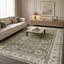Oriental Machine Printed Area Rug-1207129352