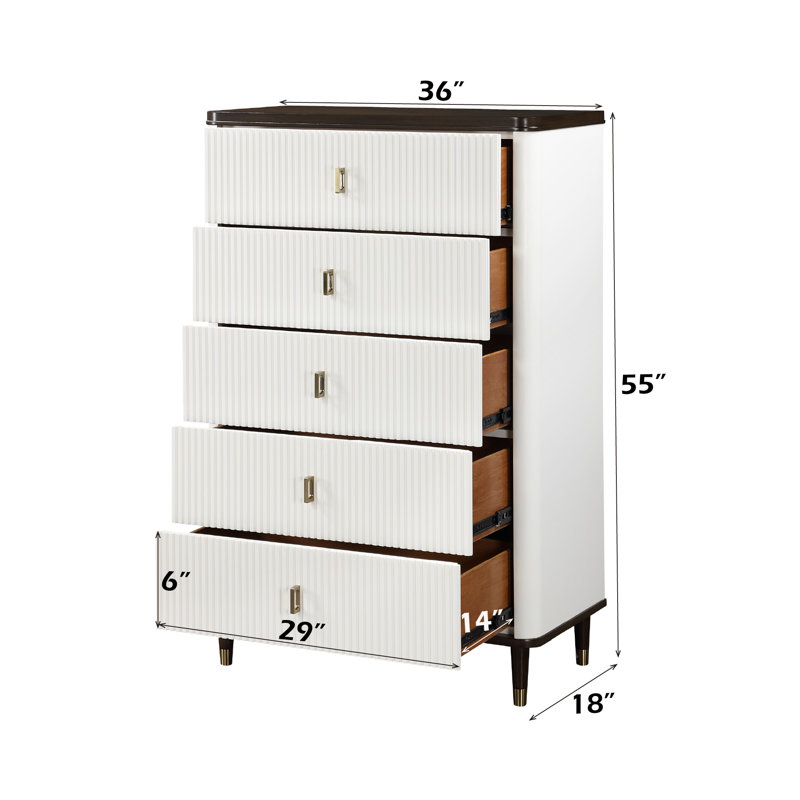 Ensemble de chambre à coucher 5 pièces 