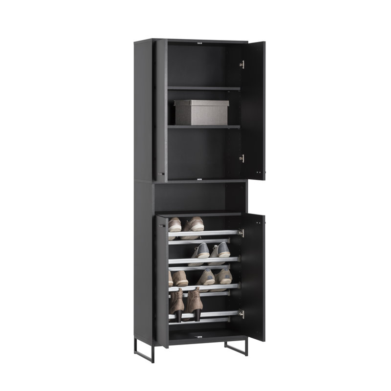 Shoe Storage Cabinet, Black