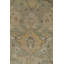 Rug & Kilim’S Oversized Shield Rug In Pale Green With Floral Medallions
