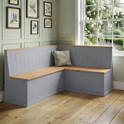 Amira Solid Wood Storage Bench
