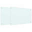 Dosseret de cuisine blanc 2 pièces 35,43 x 23,62 po Vidaxl-120798503