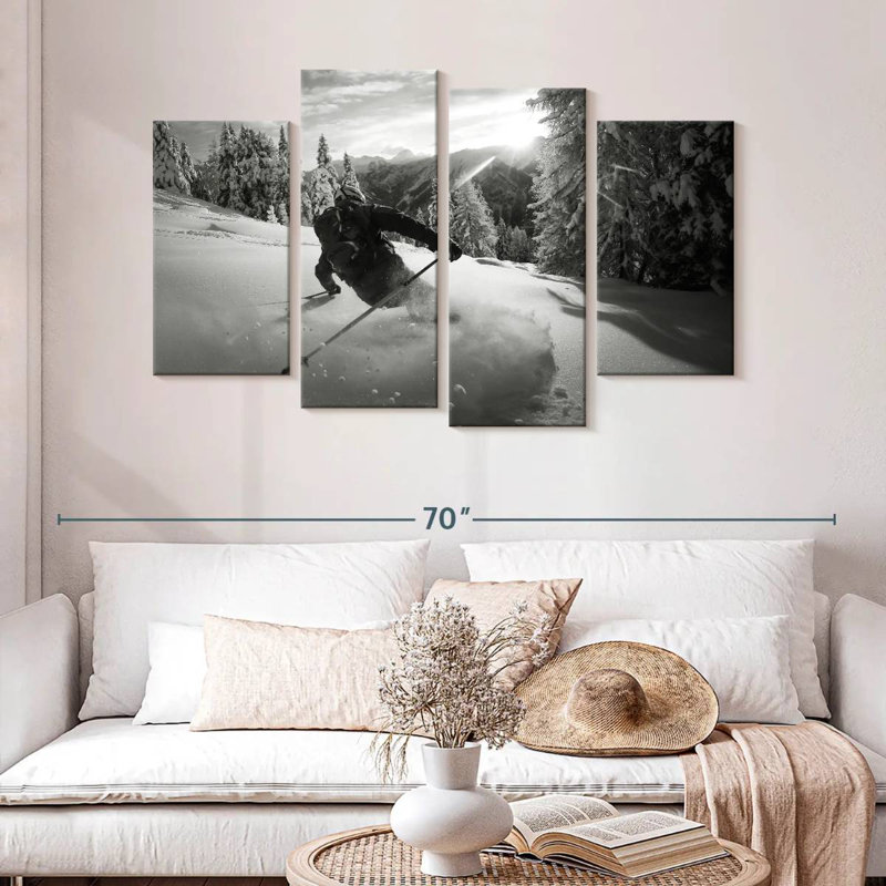 Sireci Snow Skiing, 32" H x 52" W
