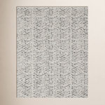Silva Geometric and Striped Indoor / Outdoor Area Rug