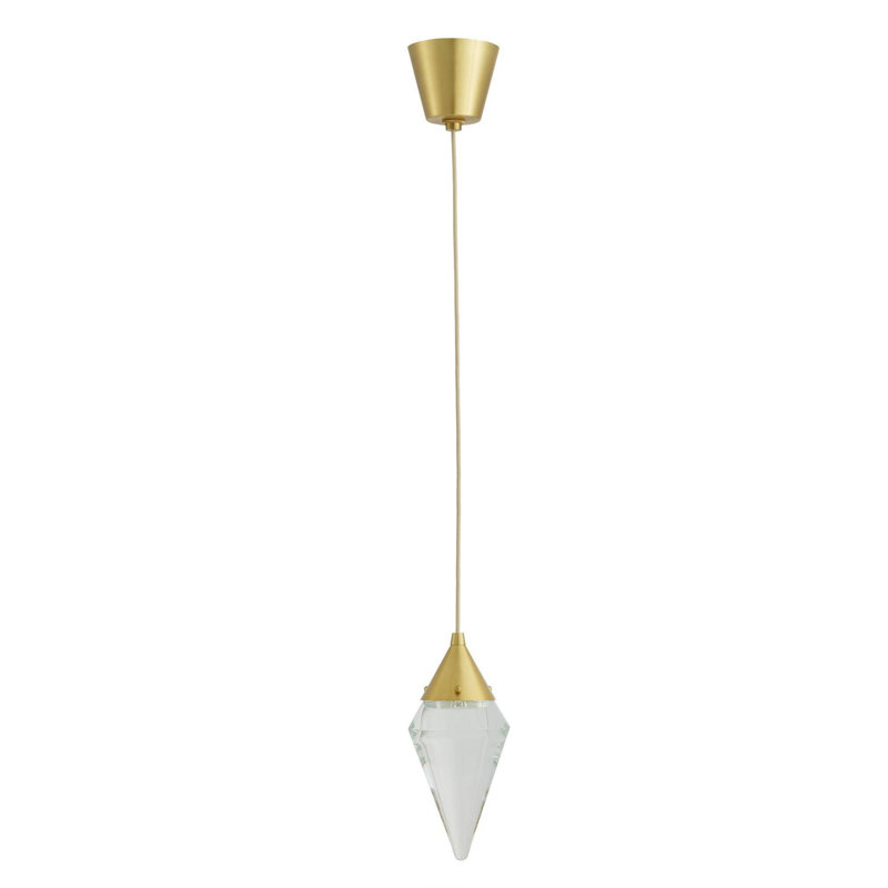 Berkley Pendant, Antique Brass