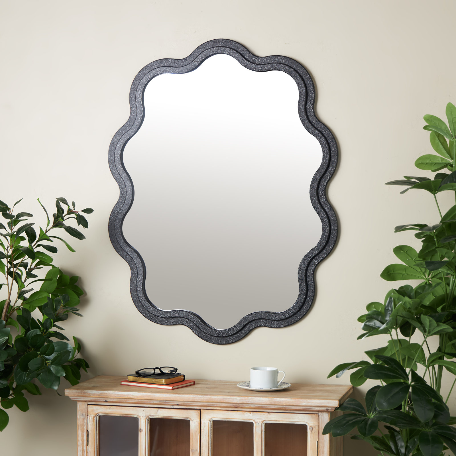31" Handmade Accent Mirror