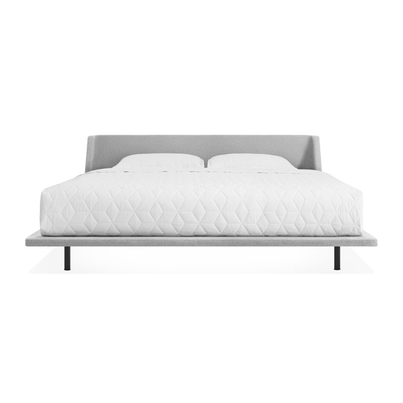 Nook Upholstered Bed, King, Vesper Light Grey