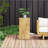 Wood-Look Square-Column MGO End Table, Distressed Finish For Indoor And Outdoor Use, Mix With Different Heights-1441375889