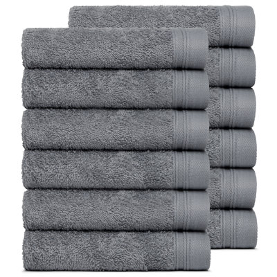 Graciela 12 Piece 100% Cotton Washcloth Set
