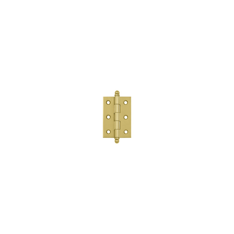 2.5'' x 1.69'' Butt Bearing Hinge, PVD Polished Brass