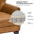 Ansumana 31.5" W Genuine Leather Wingback Armchair with Nailhead Trim-111352297