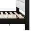 Cadre de lit plateforme en bois avec tête de lit tapissier en velours, cadre de lit moderne Mid-Century-129908633-129908618