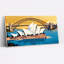 Ensemble de 1 tableau sur toile représentant l'opéra de Sydney et le pont du port-1271909787