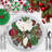Glass Beads Embroidered Round Placemat