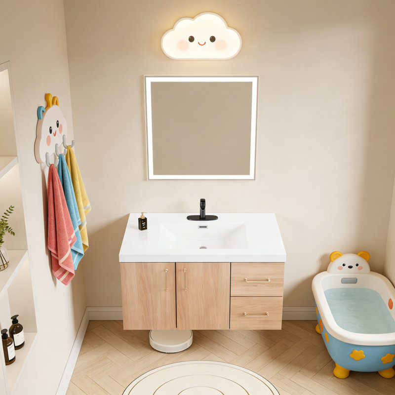 Meuble-lavabo moderne avec lavabo