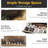 Shoe Storage Cabinet with 2 Flip Drawers,Automatic Deodorization Function, Freestanding Shoes Organizer Cabinet-1415638649