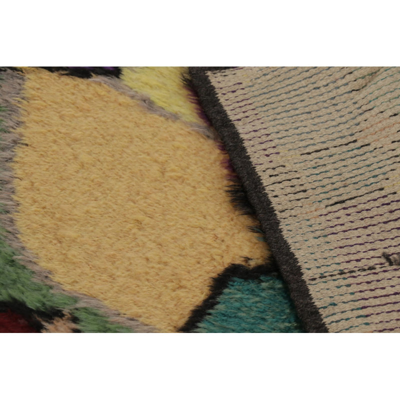Vintage One-of-a-Kind 3'9" X 6'4" Hand Knotted Area Rug