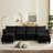 6-piece U-shaped upholstered sectional sofa-1755174000