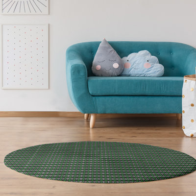 Chenille Geometric Indoor Rug