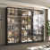 78.7'' H X 94.5'' W 5-Tier Display Bookcase With Glass Doors And LED Light