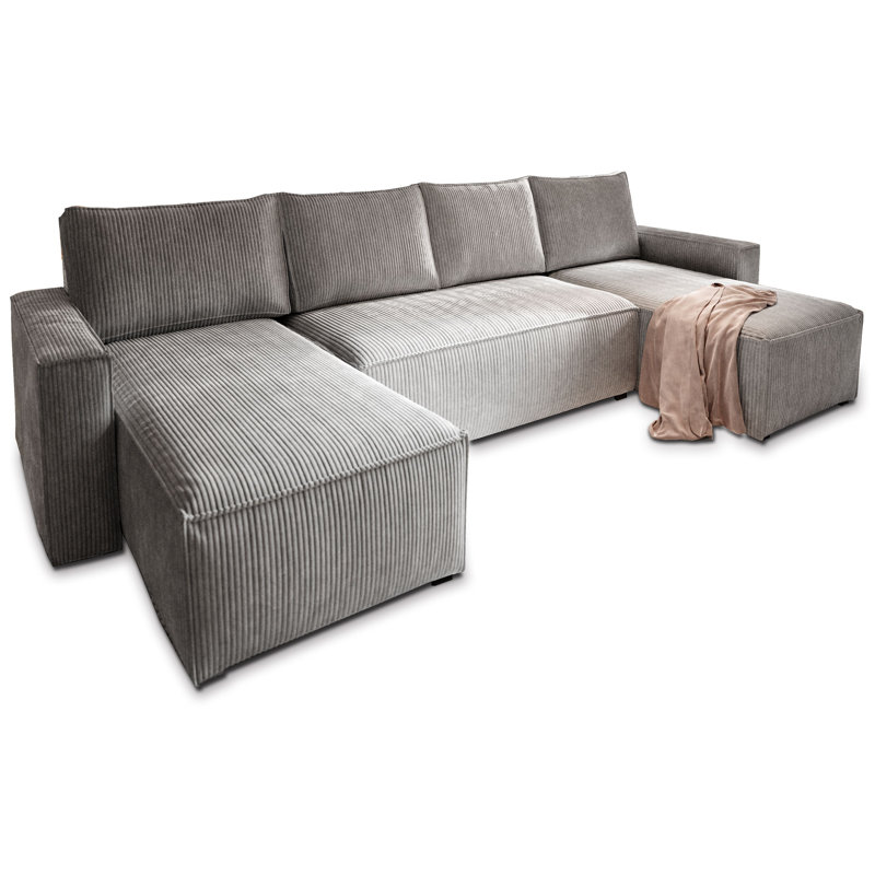 Shamonda 5 Seater Sofa Bed, Light Grey